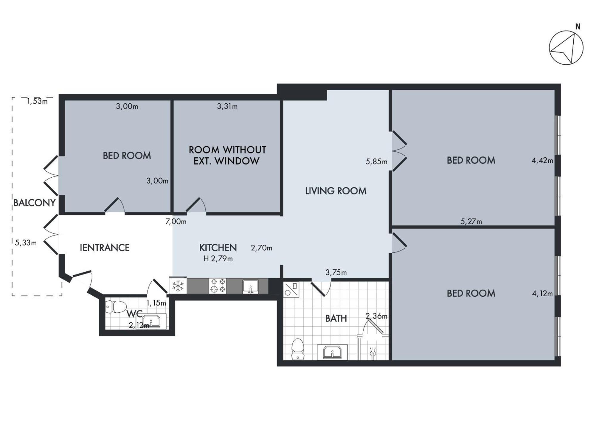 Sanders Leaves - Charming Three-Bedroom Apartment In Downtown Копенхаген Екстериор снимка